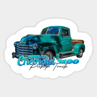 1952 Chevrolet 3100 Pickup Truck Sticker